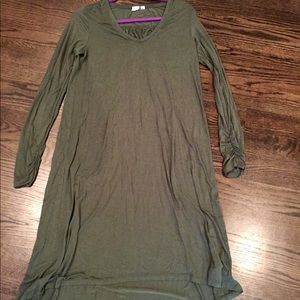 Gap Tall Long Sleeve Swing Dress
